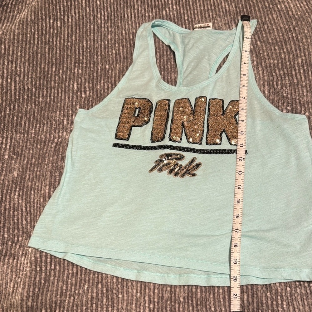 VS PINK || Cropped *Bling* Tank (XS) - Picture 5 of 7